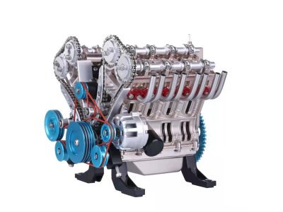 Revell 00449 Werkend 8 Cilinder Motor Bouwpakket - 8 zylinder aa - REV00449
