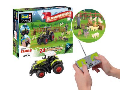1:60 Revell 01053 RC Claas Axion 960 Tractor - Adventskalender - Rev01053 adventskalender rc claas axion 960 traktor 014 - REV01053