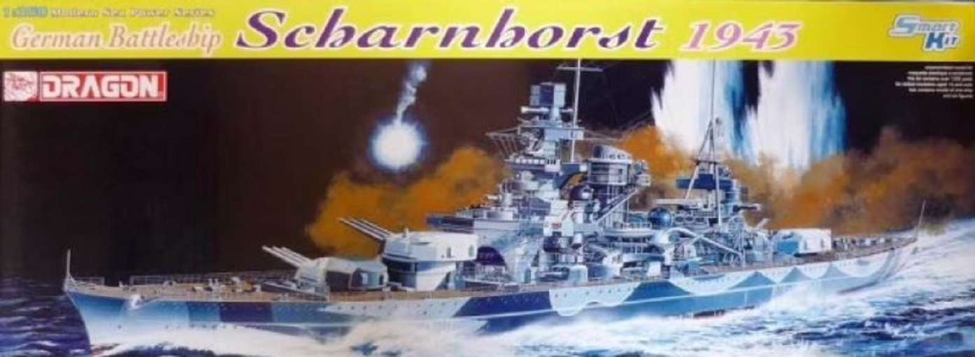 1:350 Dragon 1040 German Battleship Scharnhorst 1943