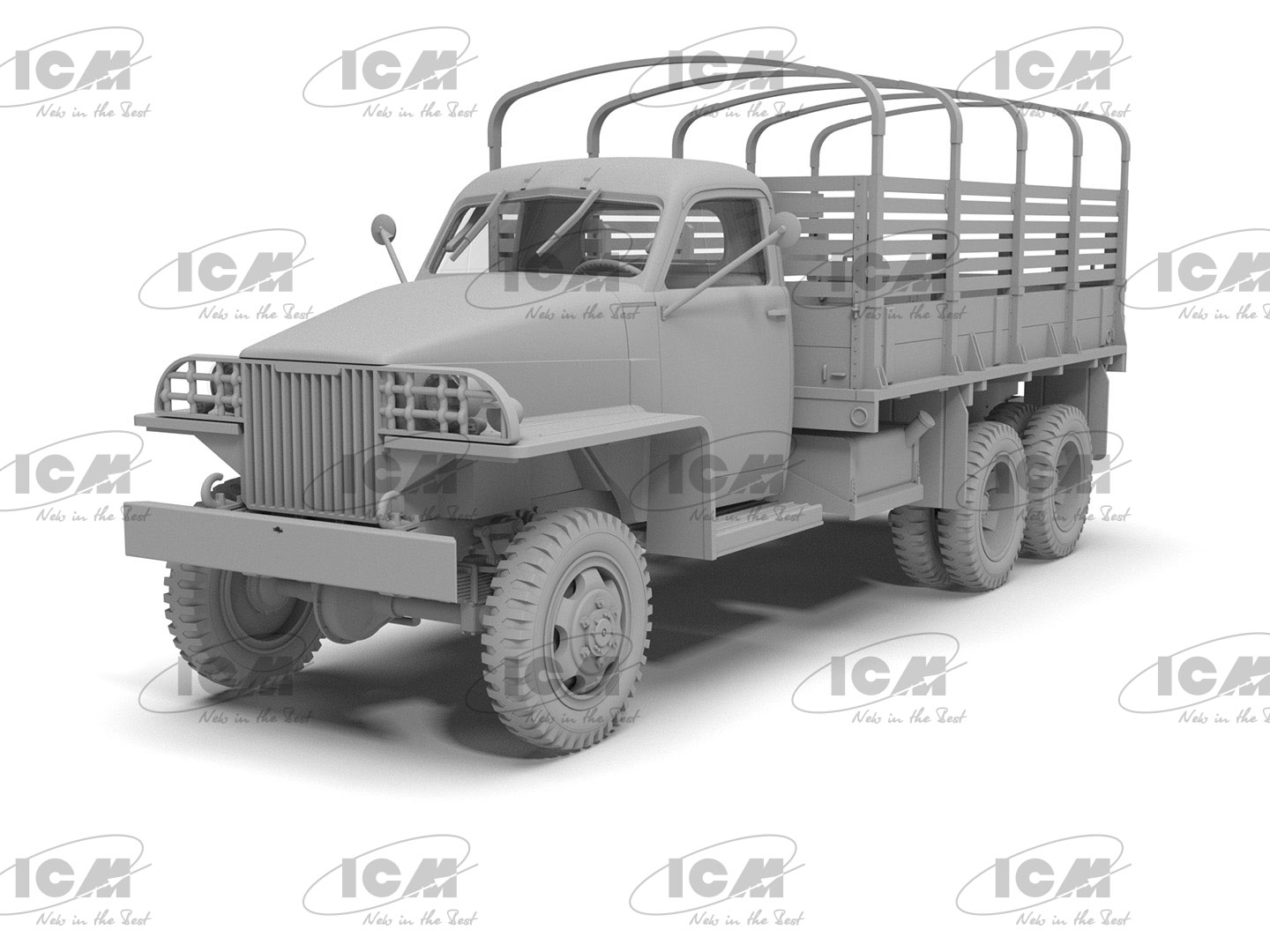 1:35 ICM 35490 US military truck Studebaker US-6-U3