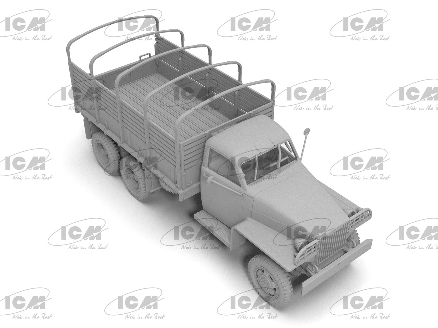 1:35 ICM 35490 US military truck Studebaker US-6-U3