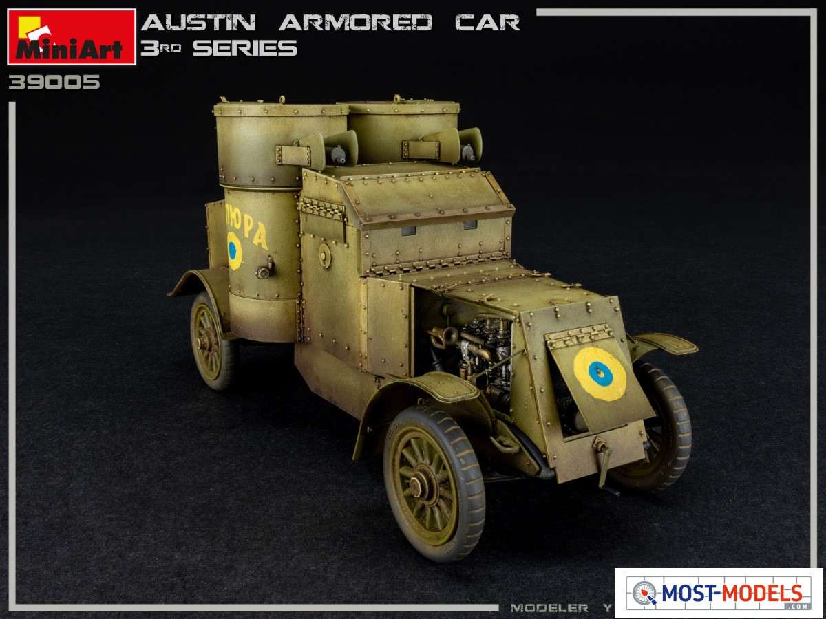 Miniart MIN39009 WWI 1:35-Austin Armored Car (British Service