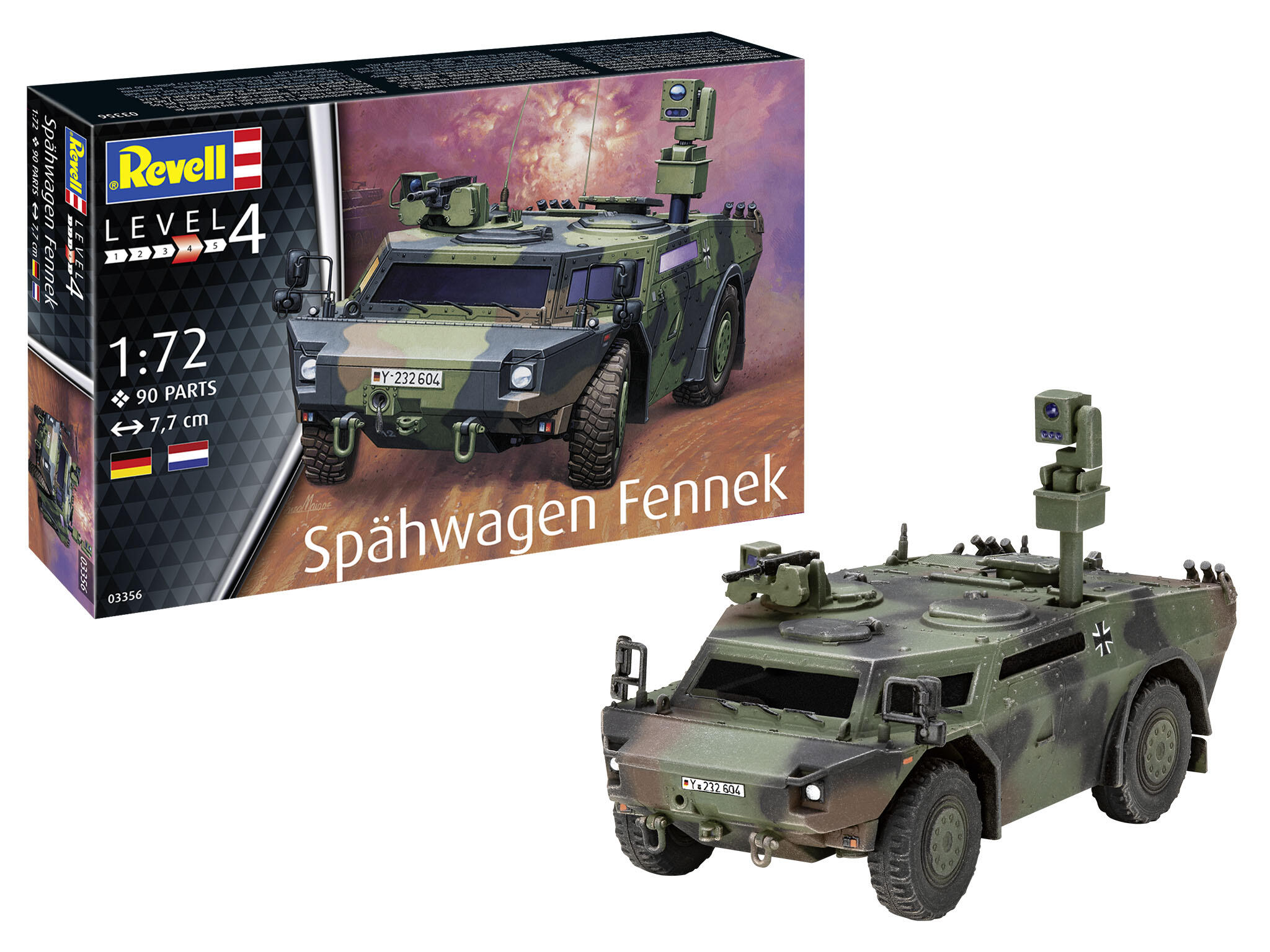 1:72 Revell 03356 Reconnaissance Vehicle Fennek - Model Kit