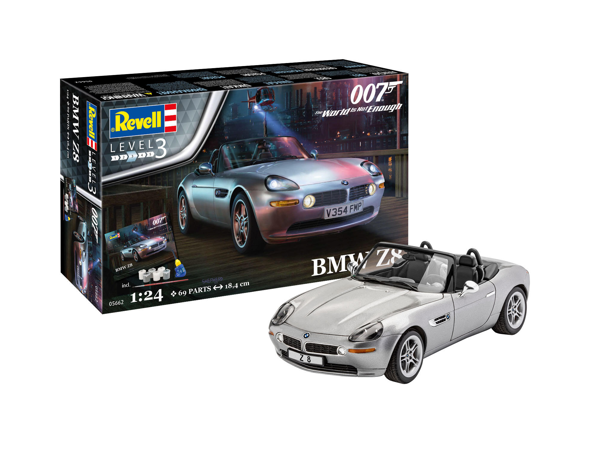 1:24 Revell 05662 James Bond 007 - BMW Z8 - Gift Set