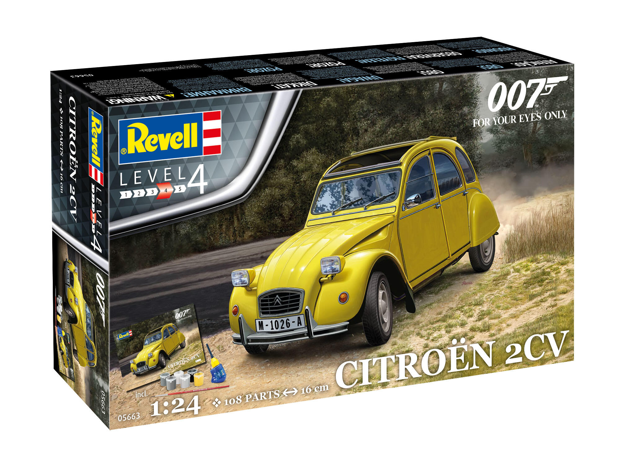 Maquette Revell COFFRET CADEAU JAMES BOND CITROEN 2 CV