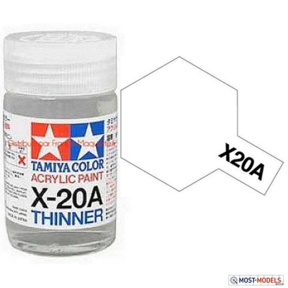 Acrylic Thinner X-20A 10ml from Tamiya -Tam-81020
