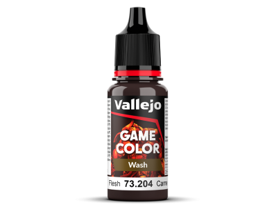 Vallejo 73204 Game Color Wash - Flesh - Acryl - 18ml - 002 73204 game color wash newic - VAL73204-XS