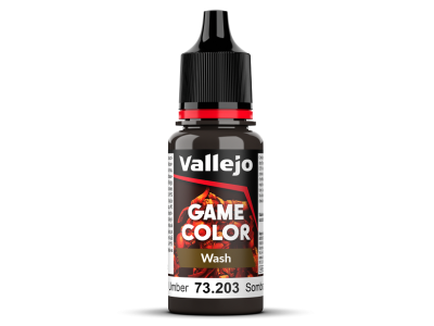 Vallejo 73203 Game Color Wash - Umber - Acryl - 18ml - 006 73203 game color wash newic - VAL73203-XS