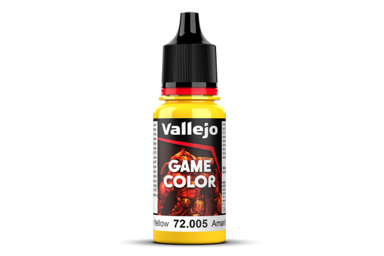 Vallejo 72005 Game Color - Moon Yellow - Acryl - 18ml - 013 72005 game color newic 1 - VAL72005-XS