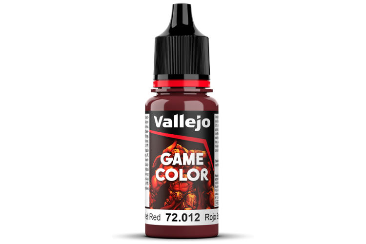 Vallejo 72012 Game Color - Scarlet Red - Acryl - 18ml - 022 72012 game color newic 1 - VAL72012-XS