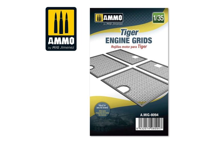 1:35 AMMO MIG 8094 Tiger Engine Grids - 135 tiger engine grids 1 - MIG8094