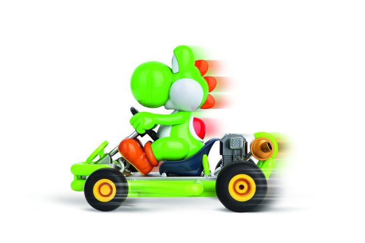 Carrera RC Mario Kart™ - Pipe Kart - Yoshi - 2,4GHz - 370200988 fz seitlich links speed high - CAR370200988