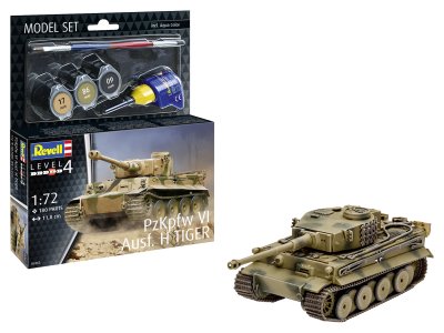 1:72 Revell 63262 Panzerkampfwagen VI Tiger I - PzKpfw VI Ausf. H Tiger - Model Set - 63262 01 - REV63262