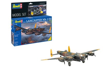 1:72 Revell 64300 Avro Lancaster Mk.I/III - Propeller Vliegtuig - Model Set - 64300 01 - REV64300