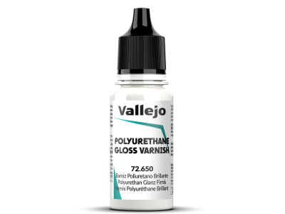 Vallejo 72650 Polyurethane Gloss Varnish - 18ml - 72650 polyurethane gloss varnish 18ml newic - VAL72650-XS