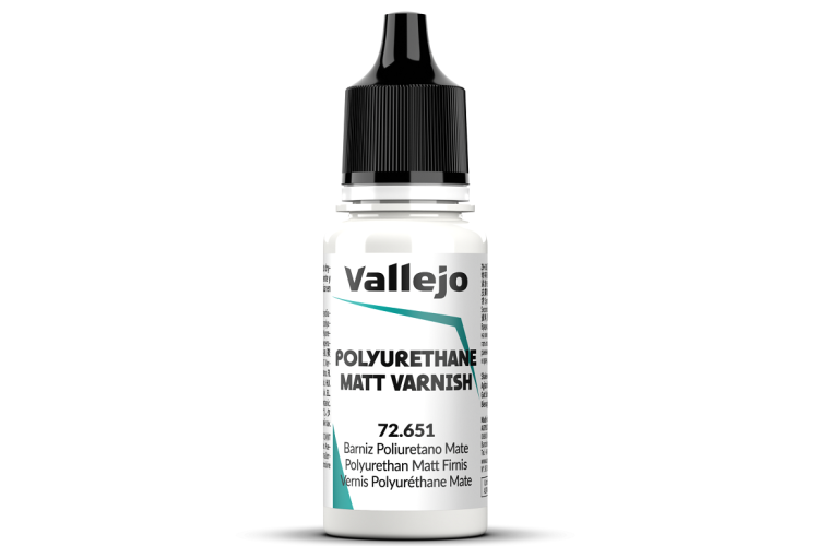 Vallejo 72651 Polyurethane Matt Varnish - 18ml - 72651 polyurethane matt varnish 18ml newic 1 - VAL72651-XS