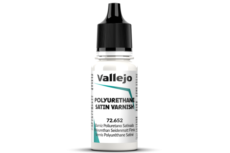 Vallejo 72652 Polyurethane Satin Varnish - 18ml - 72652 polyurethane satin varnish 18ml newic 1 - VAL72652-XS