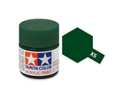 Tamiya X-5 Green - Gloss - Acryl - 23ml - 81005 1 315x315 - TAM81005