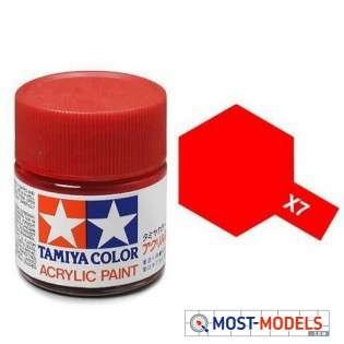 Tamiya X-7 Red - Gloss - Acryl - 23ml - 81007 1 315x315 1 - TAM81007