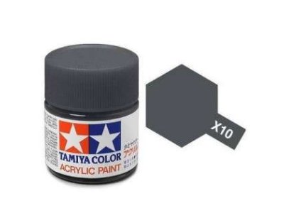 Tamiya X-10 Gun Metal - Gloss - Acryl - 23ml - 81010 1 315x315 - TAM81010