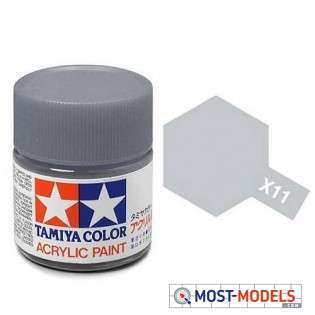 Tamiya X-11 Chrome Silver - Gloss - Acryl - 23ml - 81011 1 315x315 1 - TAM81011