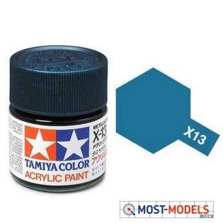 Tamiya X-13 Blue - Metallic - Gloss - Acryl - 23ml - 81013 1 315x315 1 - TAM81013