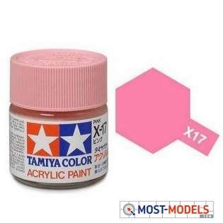 Tamiya X-17 Pink - Gloss - Acryl - 23ml - 81017 1 315x315 1 - TAM81017