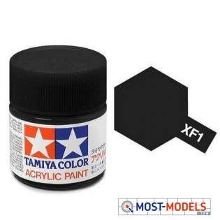 Tamiya XF-1 Black - Matt - Acryl - 23ml - 81301 1 315x315 1 - TAM81301