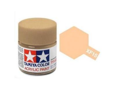 Tamiya XF-15 Flesh - Matt - Acryl - 23ml - 81315 1 315x315 - TAM81315