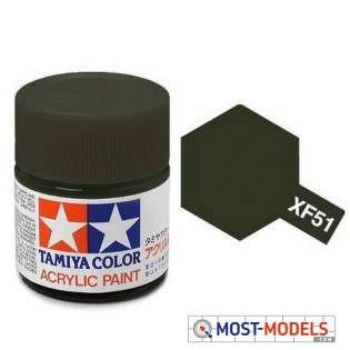 Tamiya XF-51 Khaki Drab - Grey Brown - Matt - Acryl - 23ml - 81351 1 315x315 1 - TAM81351