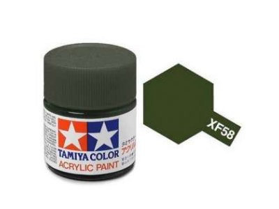 Tamiya XF-58 Olive Green - Matt - Acryl - 23ml - 81358 1 315x315 - TAM81358