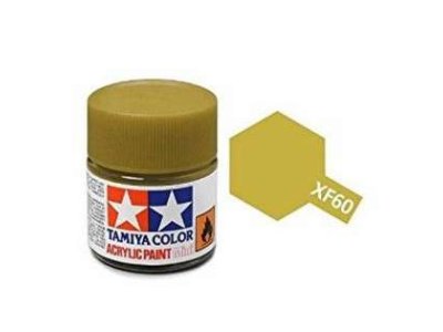 Tamiya XF-60 Dark Yellow - Matt - Acryl - 23ml - 81360 1 315x315 - TAM81360