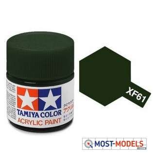 Tamiya XF-61 Dark Green - Matt - Acryl - 23ml - 81361 1 315x315 1 - TAM81361