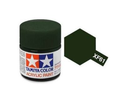Tamiya XF-61 Dark Green - Matt - Acryl - 23ml - 81361 1 315x315 - TAM81361