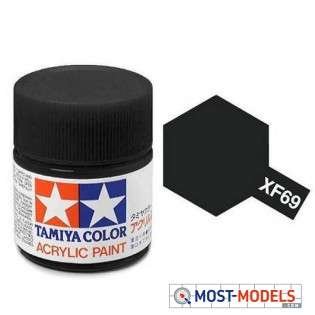 Tamiya XF-69 NATO Black - Matt - Acryl - 23ml - 81369 1 315x315 1 - TAM81369