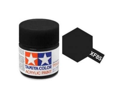 Tamiya XF-85 Rubber Black - Matt - Acryl - 10ml - 81785 1 315x315 - TAM81785-XS