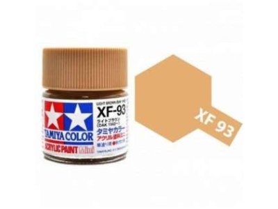 Tamiya XF-93 Light Brown DAK42 - Matt - Acryl - 10ml - 81793 1 315x315 - TAM81793-XS