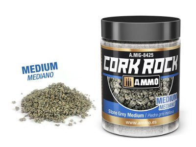 AMMO MIG 8425 Cork Rock Stone Grey - Medium - Terraform - 100ml - A mig 8425 - MIG8425