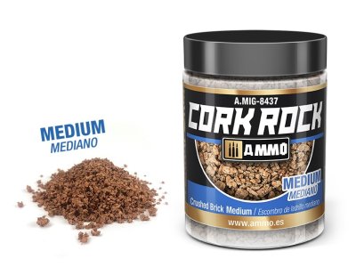 AMMO MIG 8437 Cork Rock Crushed Brick - Medium - Terraform - 100ml - A mig 8437 - MIG8437