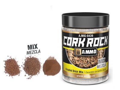 AMMO MIG 8439 Cork Rock Crushed Brick - Mix - Terraform - 100ml - A mig 8439 - MIG8439