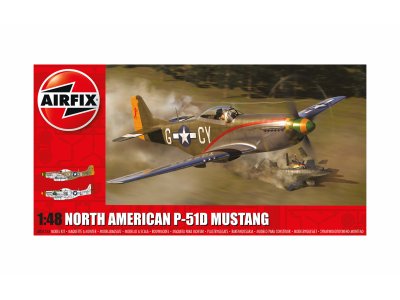 1:48 Airfix 05131A North American P-51D Mustang - A05131a 1 - AF05131A