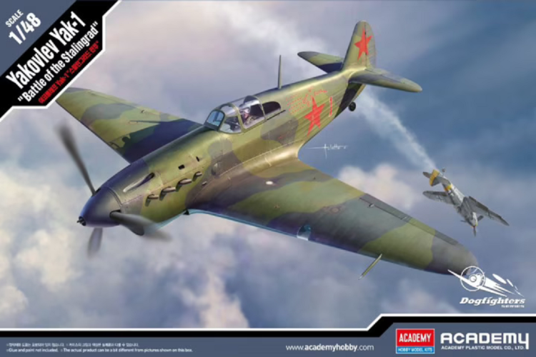 1:48 Academy 12343 Yakovlev Yak-1 Plane - Battle of Stalingrad - Aca12343 1 - ACA12343