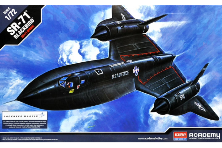 1:72 Academy 12448 Lockheed SR-71 Blackbird - Limited Edition - Aca12448 1 - ACA12448