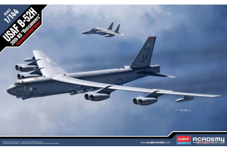 1:144 Academy 12622 Boeing B-52H Plane - 20th BS Buccaneers - Aca12622 1 - ACA12622