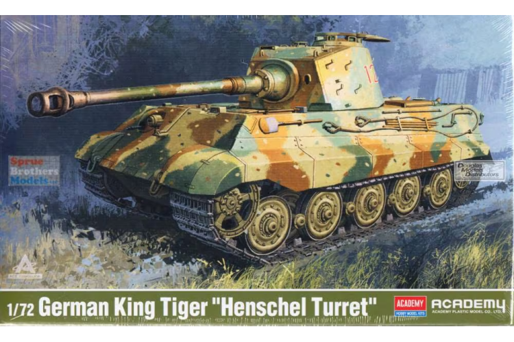 1:72 Academy 13423 German King Tiger - Henschel Turret - Aca13423 1 - ACA13423