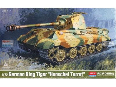 1:72 Academy 13423 German King Tiger - Henschel Turret - Aca13423 - ACA13423