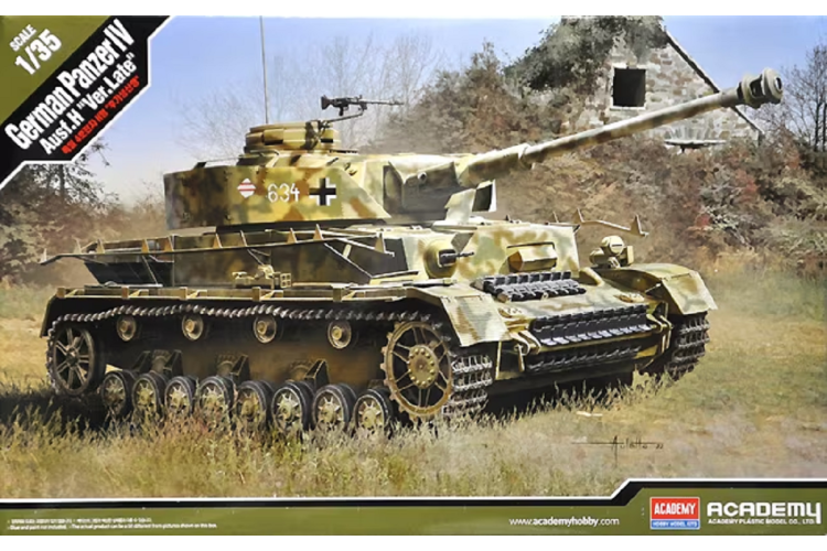 1:35 Academy 13528 Panzer IV Ausf. H - late - Aca13528 1 - ACA13528