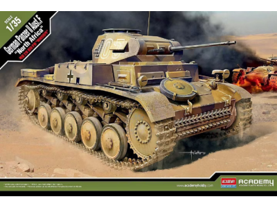 1:35 Academy 13535 German Panzer II Ausf. F - North Africa - Aca13535 - ACA13535