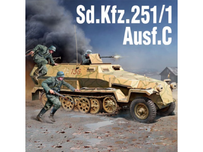 1:35 Academy 13540 German Sd.kfz. 251/1 Ausf. C - Aca13540a - ACA13540