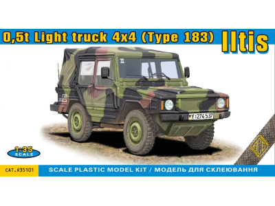 1:35 ACE 35101 Volkswagen Iltis 0,5t Light truck 4x4 - Type 183 - Ace35101 - ACE35101